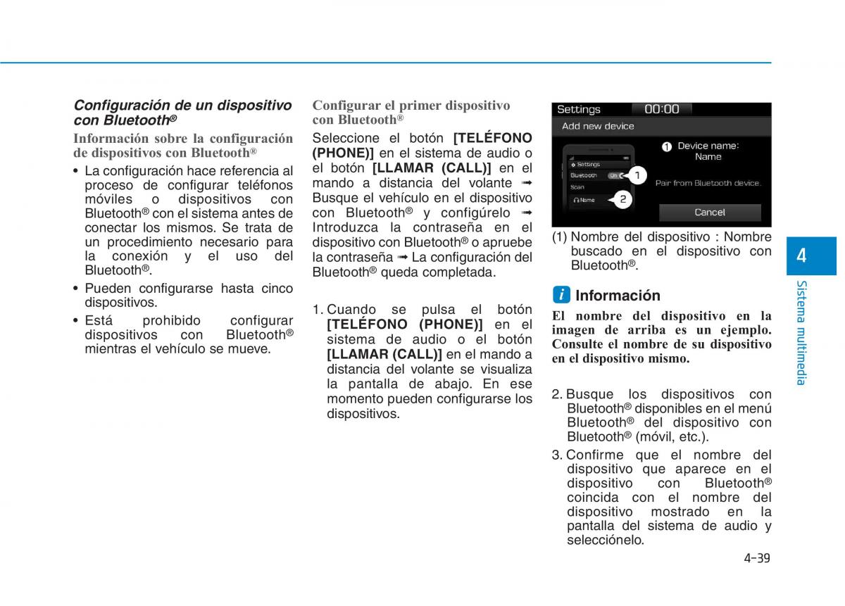 Hyundai Ioniq Electric manual del propietario / page 335