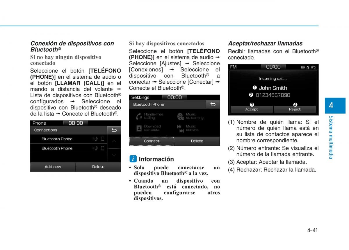 Hyundai Ioniq Electric manual del propietario / page 337