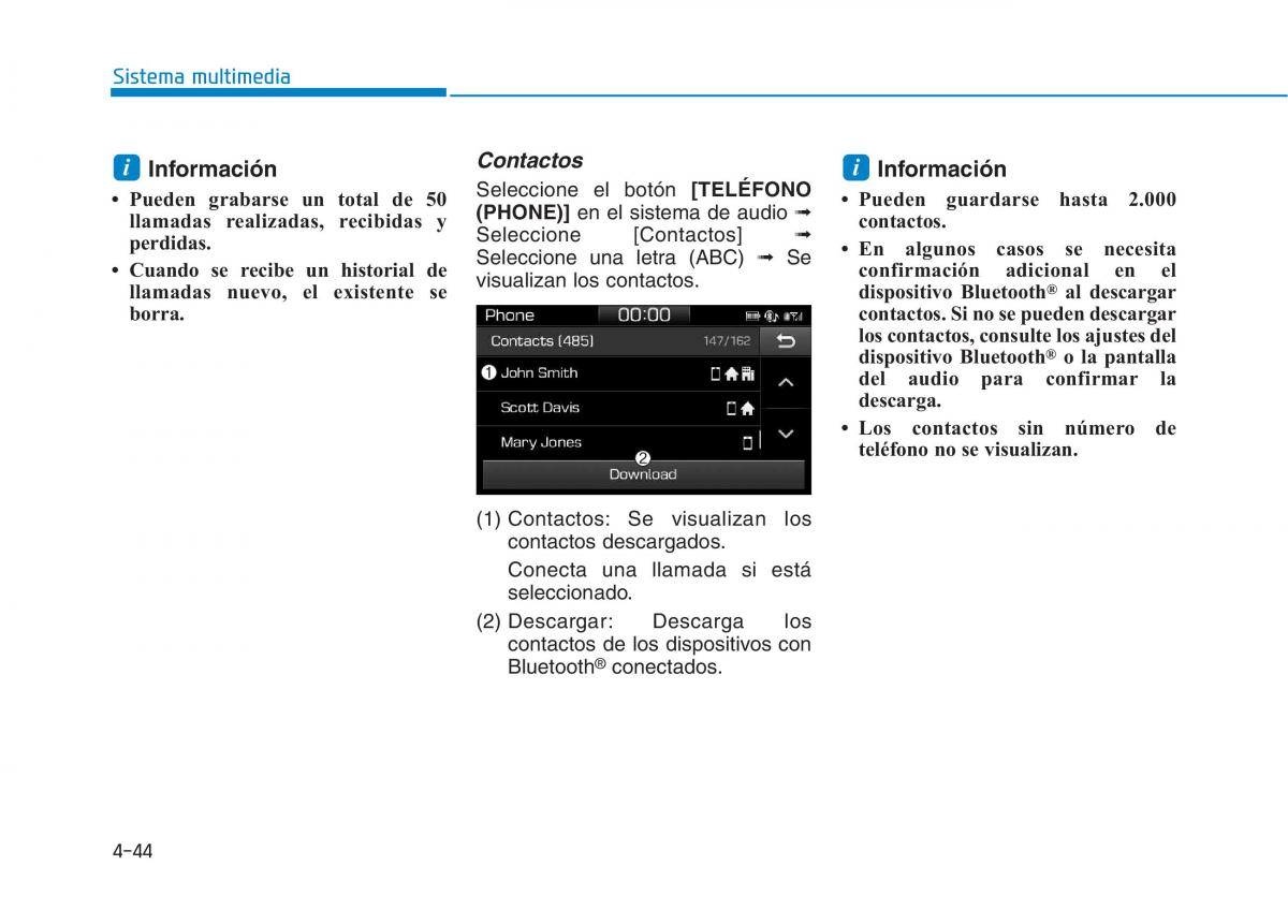 Hyundai Ioniq Electric manual del propietario / page 340