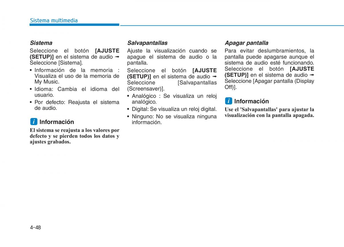 Hyundai Ioniq Electric manual del propietario / page 344