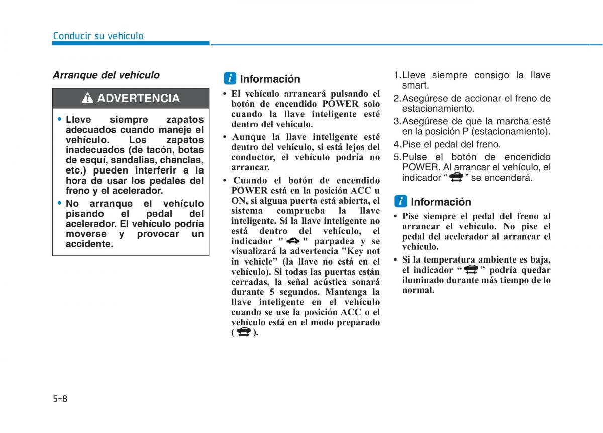 Hyundai Ioniq Electric manual del propietario / page 354