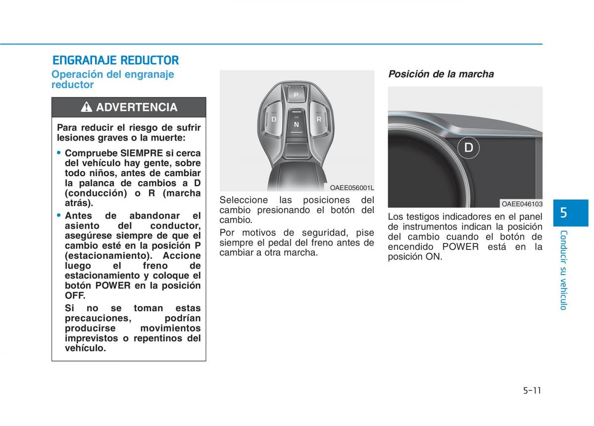 Hyundai Ioniq Electric manual del propietario / page 357