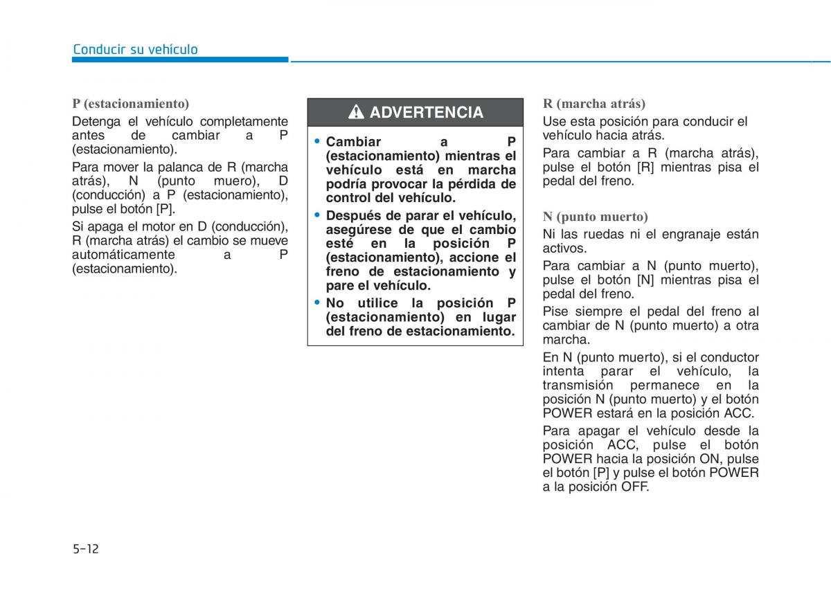 Hyundai Ioniq Electric manual del propietario / page 358