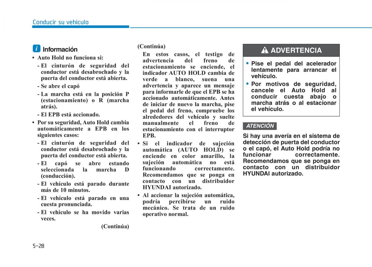 Hyundai Ioniq Electric manual del propietario / page 374