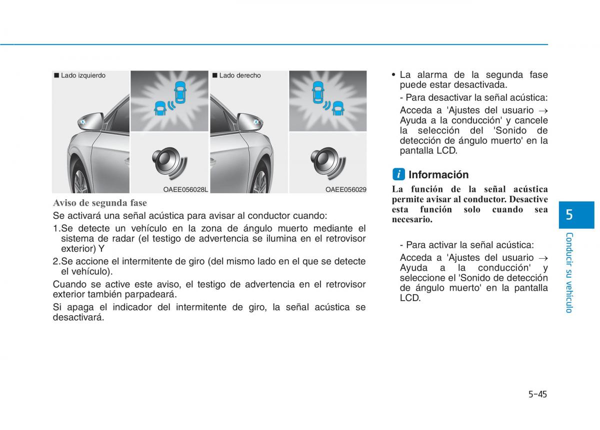 Hyundai Ioniq Electric manual del propietario / page 391