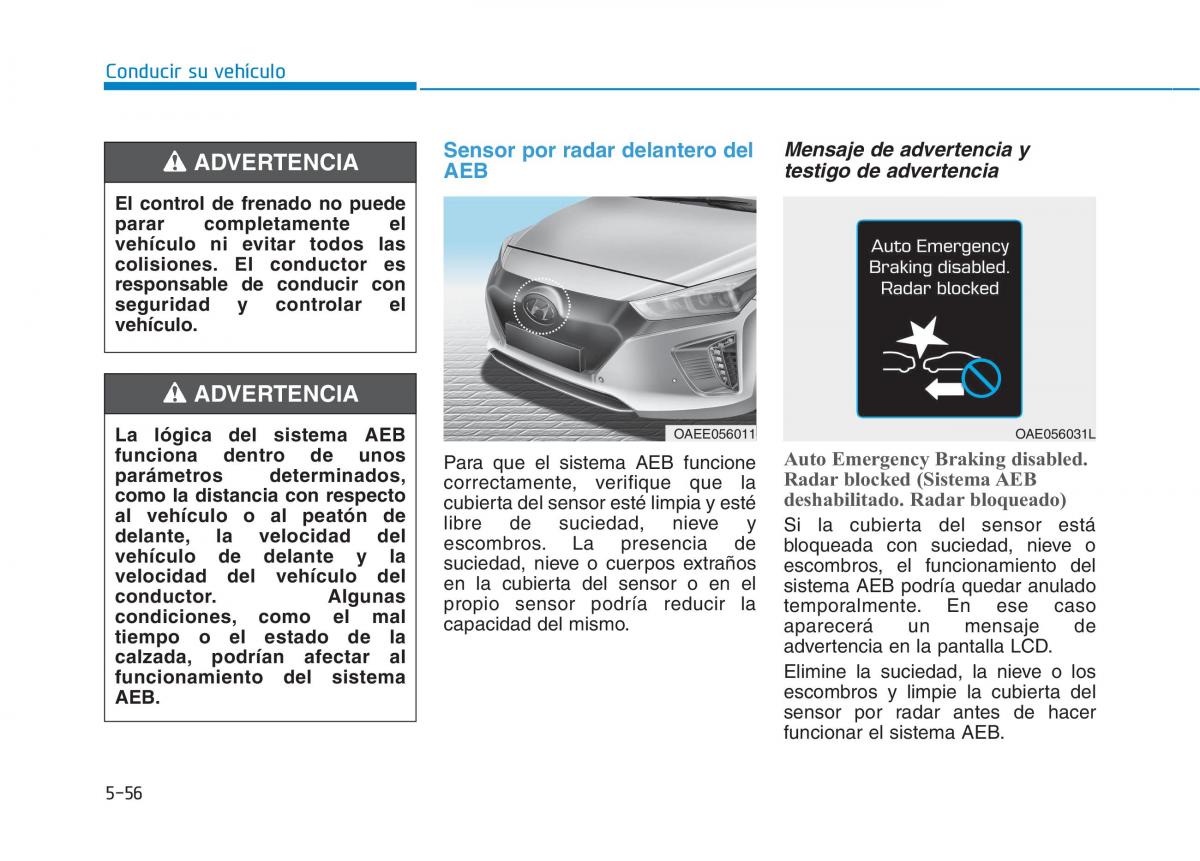 Hyundai Ioniq Electric manual del propietario / page 402