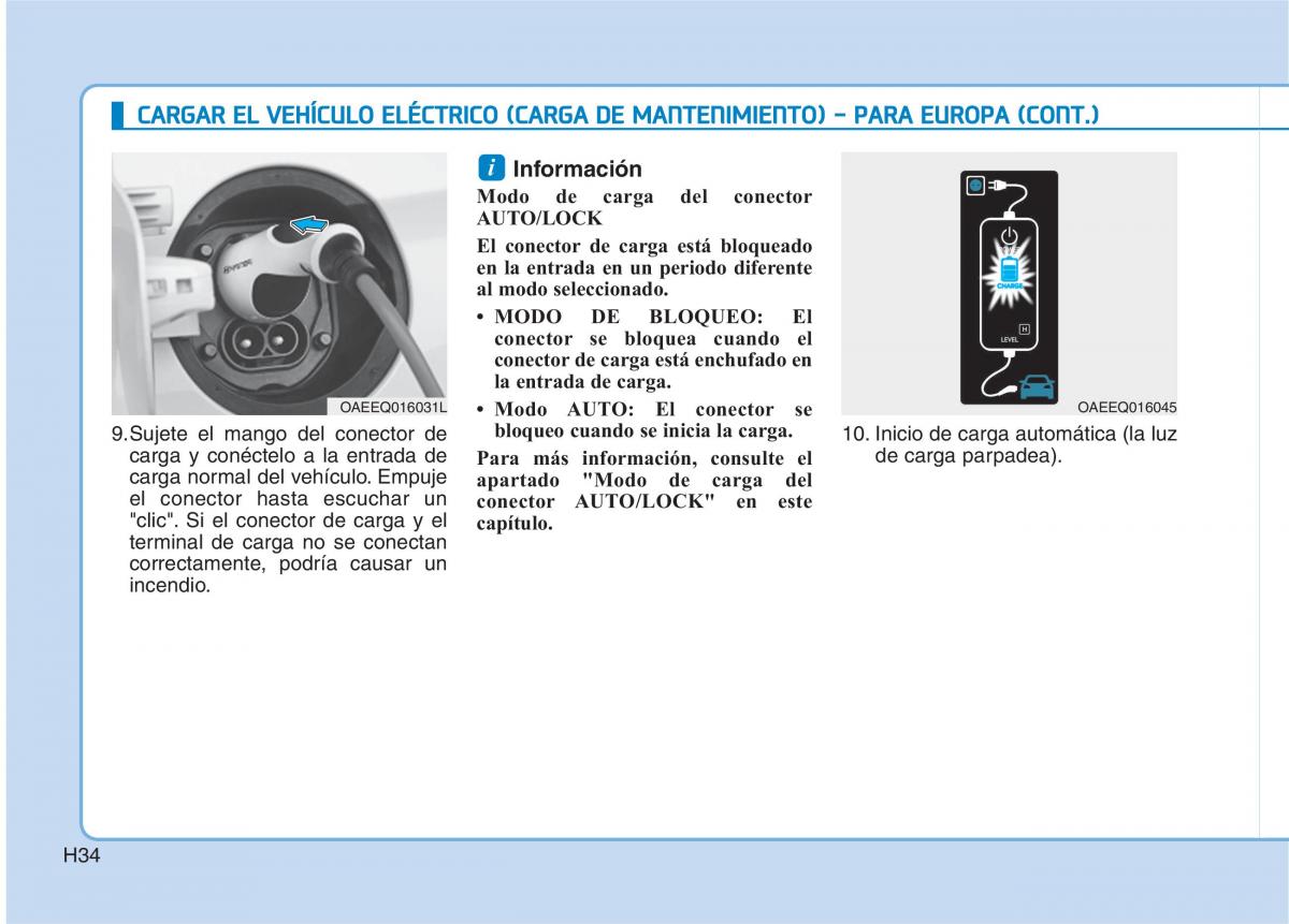 Hyundai Ioniq Electric manual del propietario / page 41