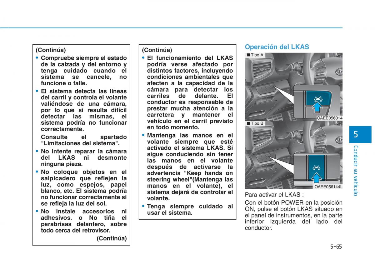 Hyundai Ioniq Electric manual del propietario / page 411