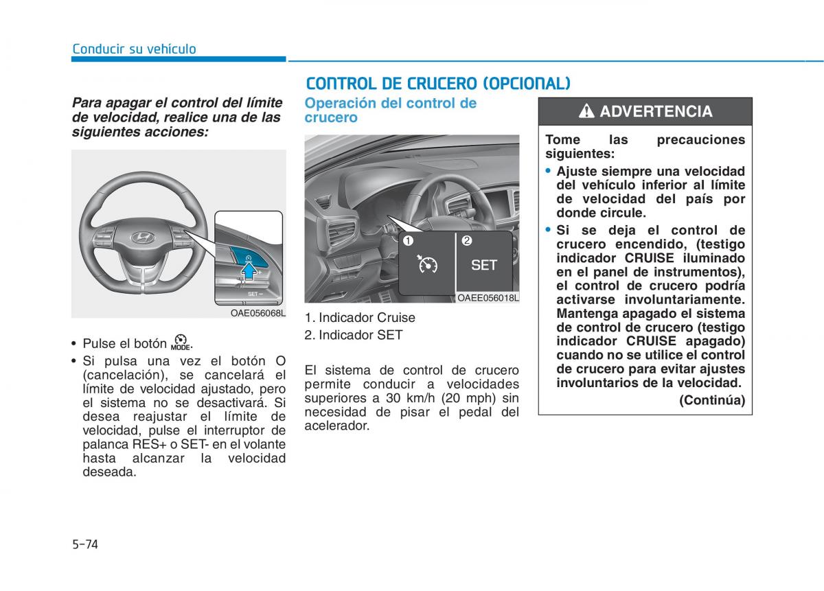 Hyundai Ioniq Electric manual del propietario / page 420