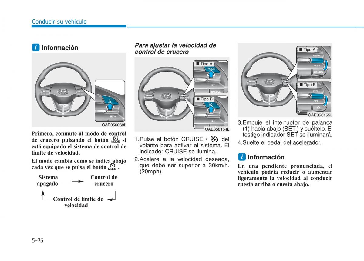 Hyundai Ioniq Electric manual del propietario / page 422