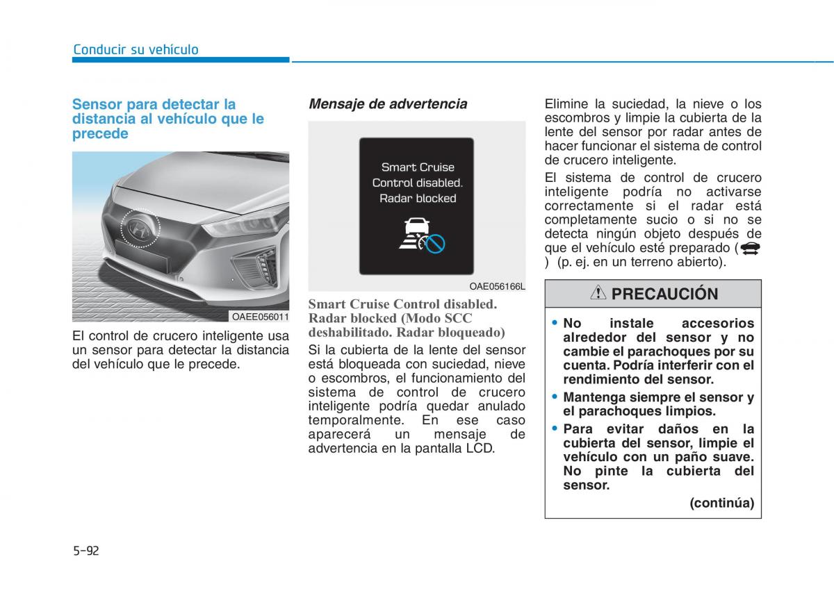 Hyundai Ioniq Electric manual del propietario / page 438