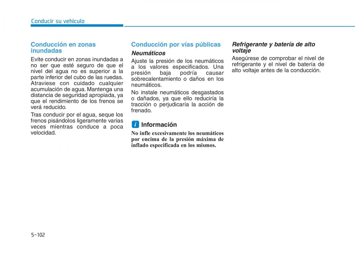 Hyundai Ioniq Electric manual del propietario / page 448