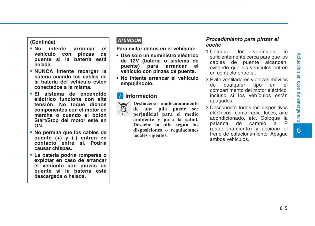 Hyundai Ioniq Electric manual del propietario / page 460