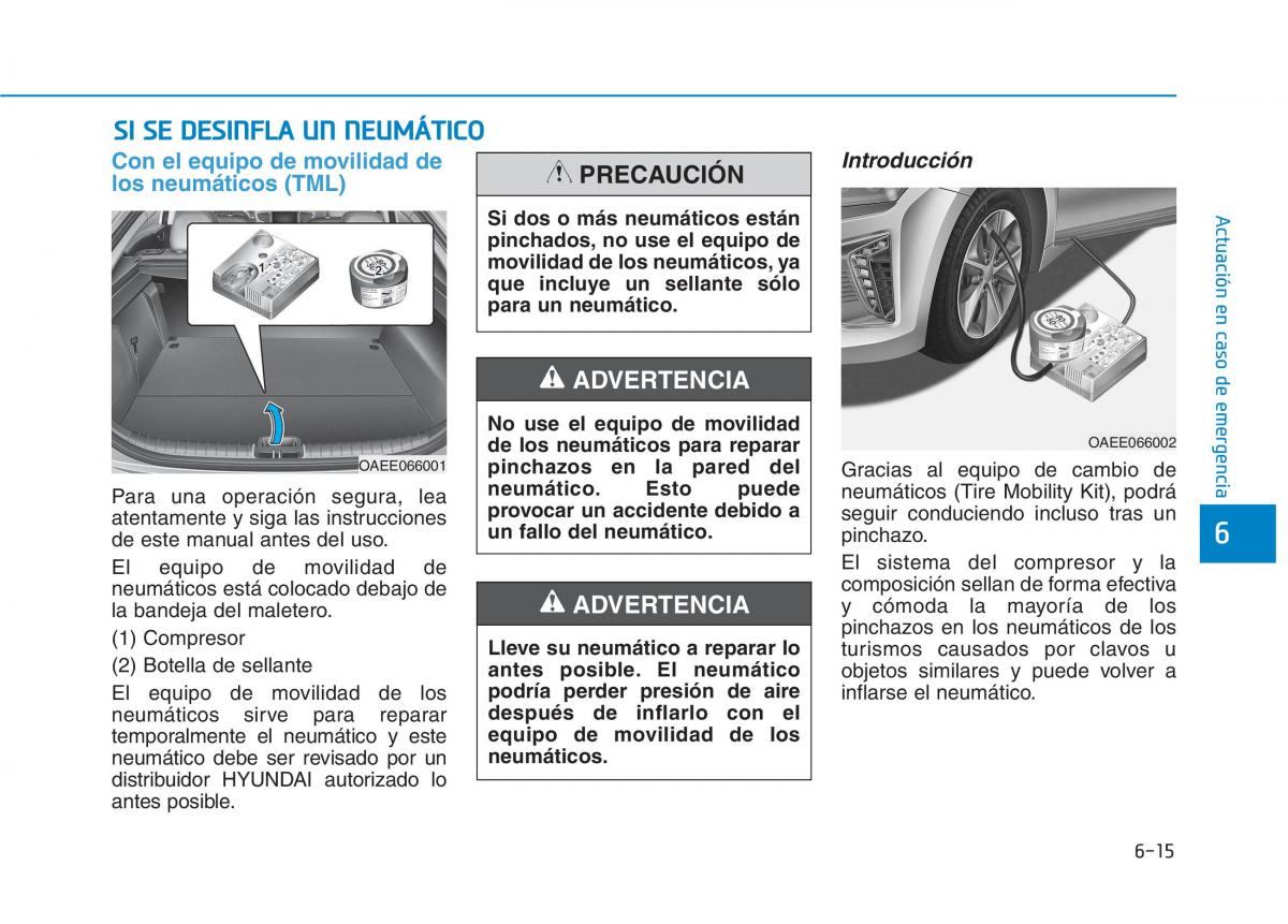 Hyundai Ioniq Electric manual del propietario / page 470