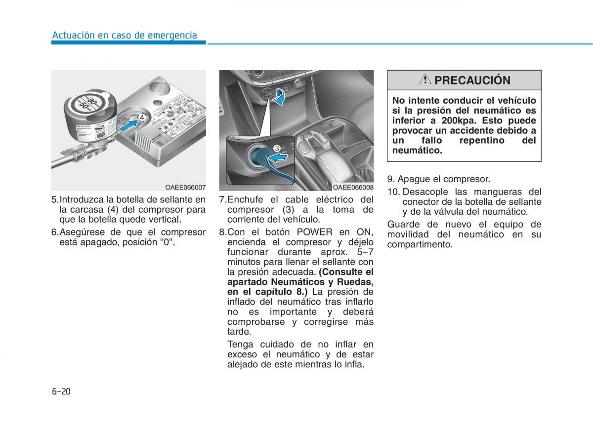 Hyundai Ioniq Electric manual del propietario / page 475