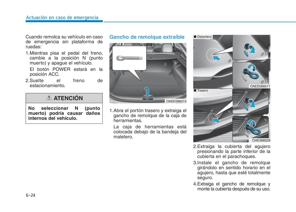 Hyundai Ioniq Electric manual del propietario / page 479