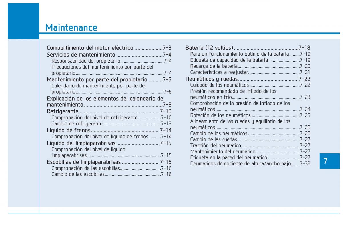 Hyundai Ioniq Electric manual del propietario / page 482