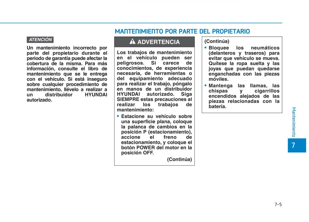 Hyundai Ioniq Electric manual del propietario / page 486