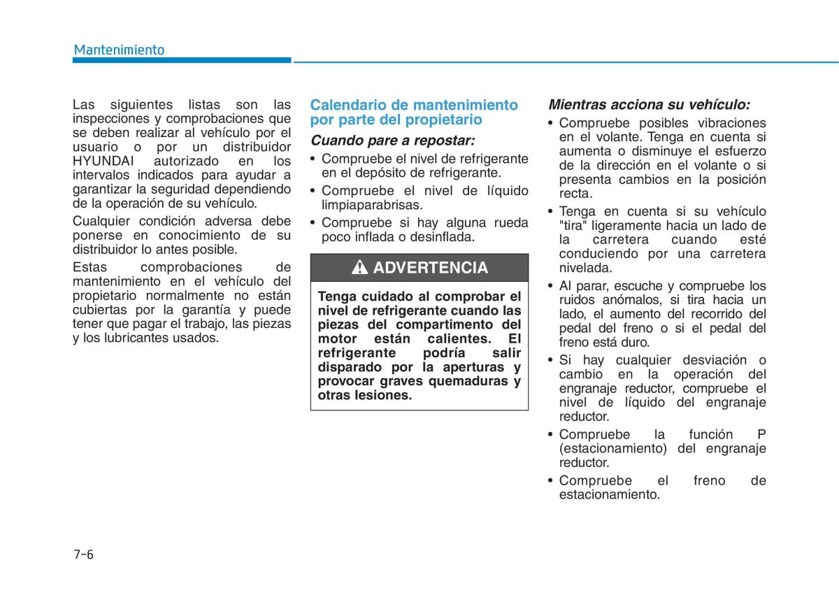 Hyundai Ioniq Electric manual del propietario / page 487