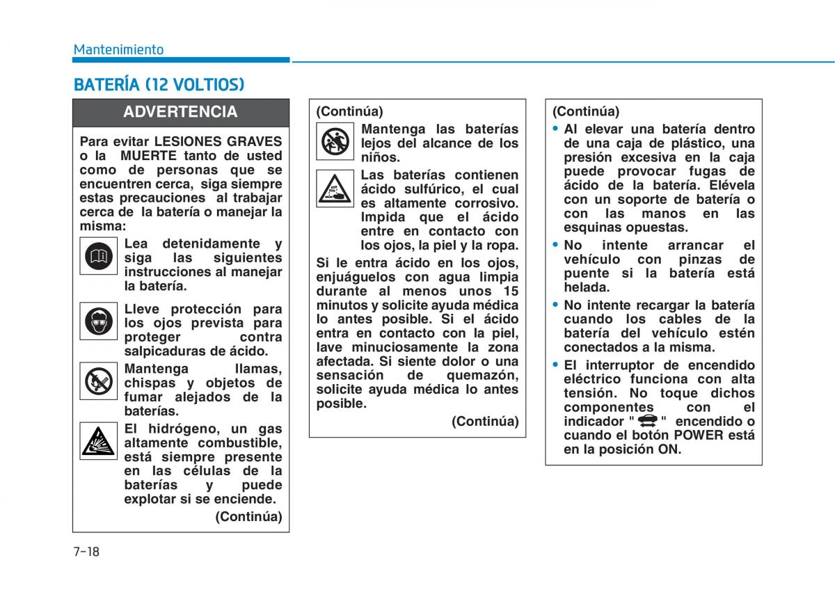 Hyundai Ioniq Electric manual del propietario / page 499