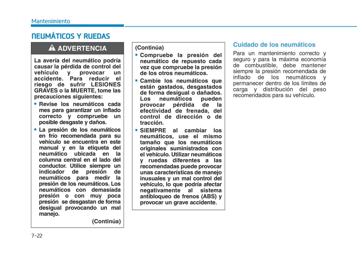 Hyundai Ioniq Electric manual del propietario / page 503