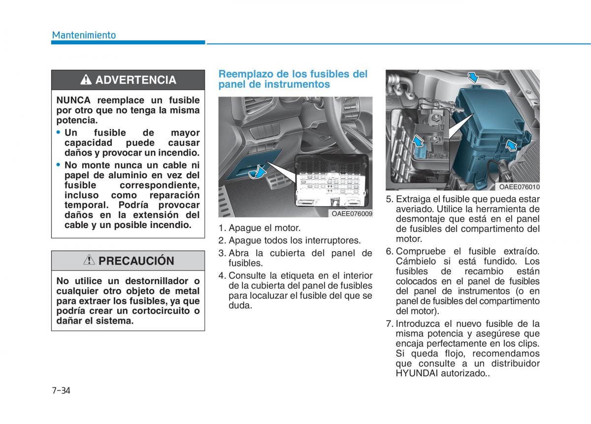 Hyundai Ioniq Electric manual del propietario / page 515