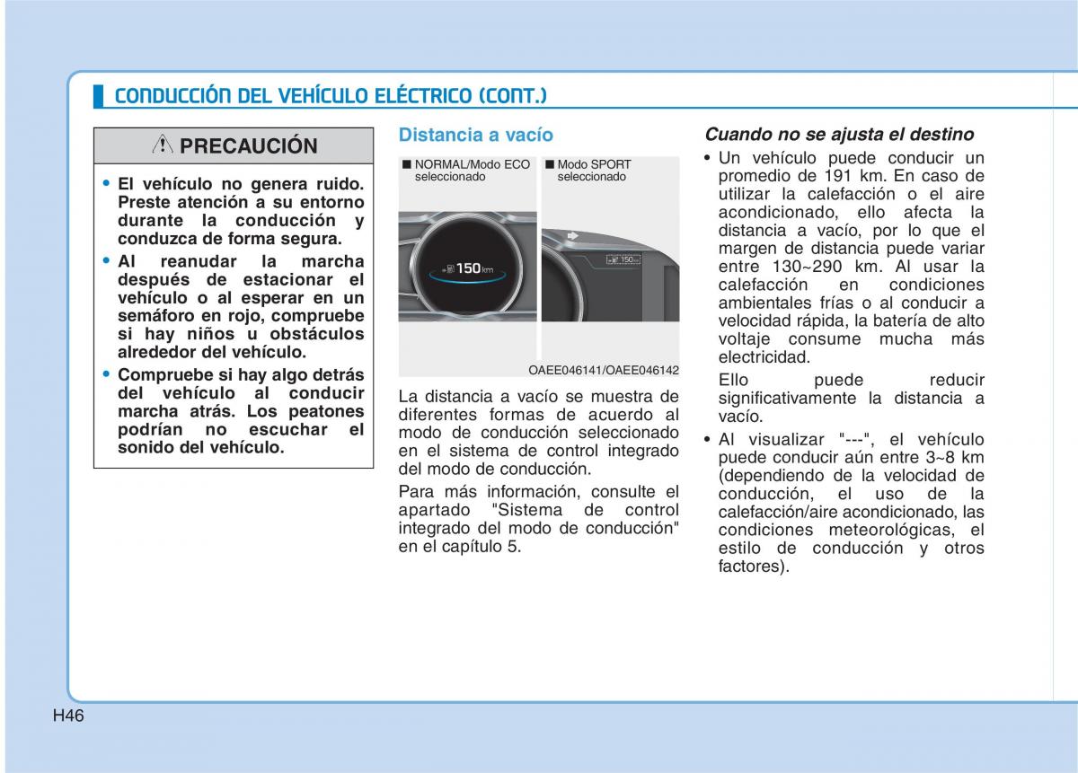 Hyundai Ioniq Electric manual del propietario / page 53