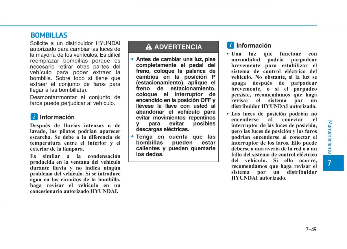 Hyundai Ioniq Electric manual del propietario / page 530