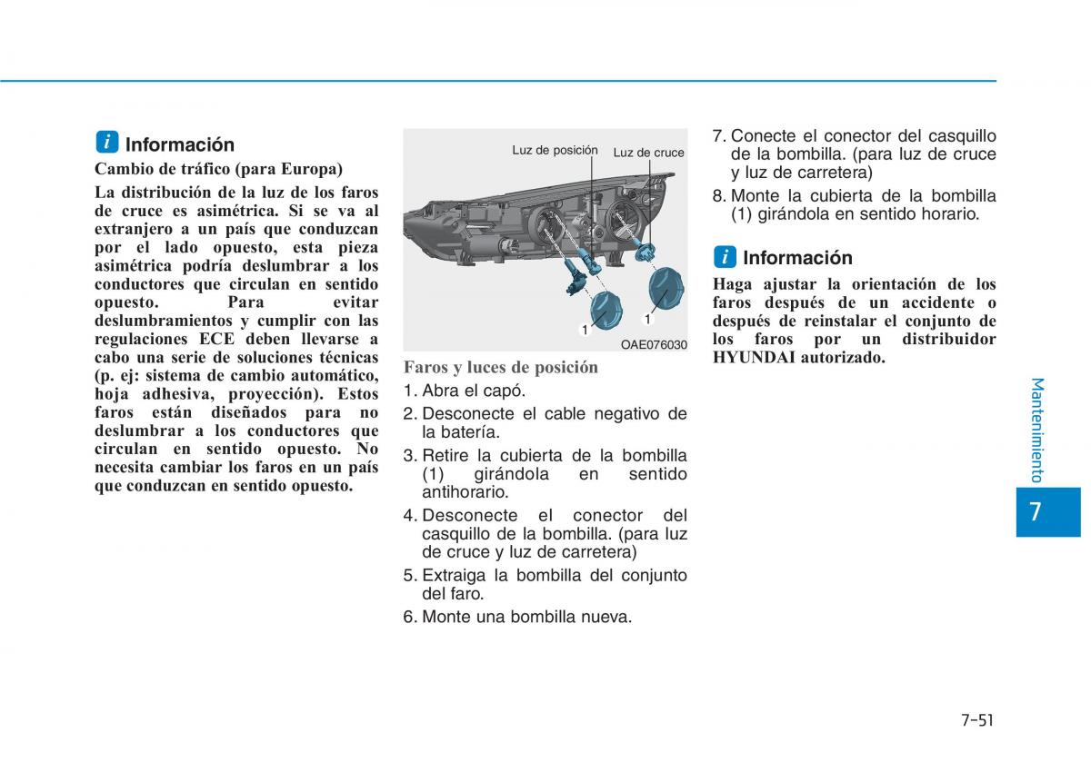 Hyundai Ioniq Electric manual del propietario / page 532