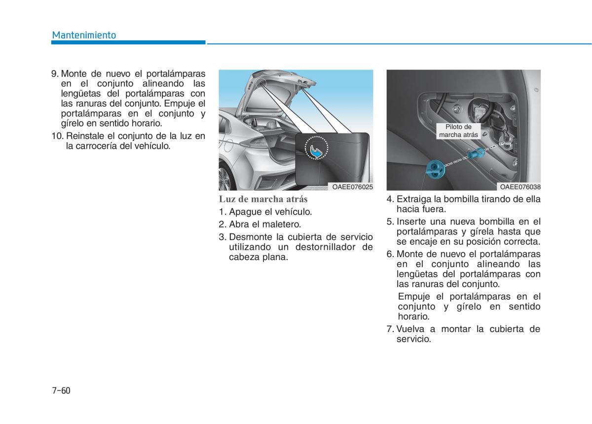 Hyundai Ioniq Electric manual del propietario / page 541