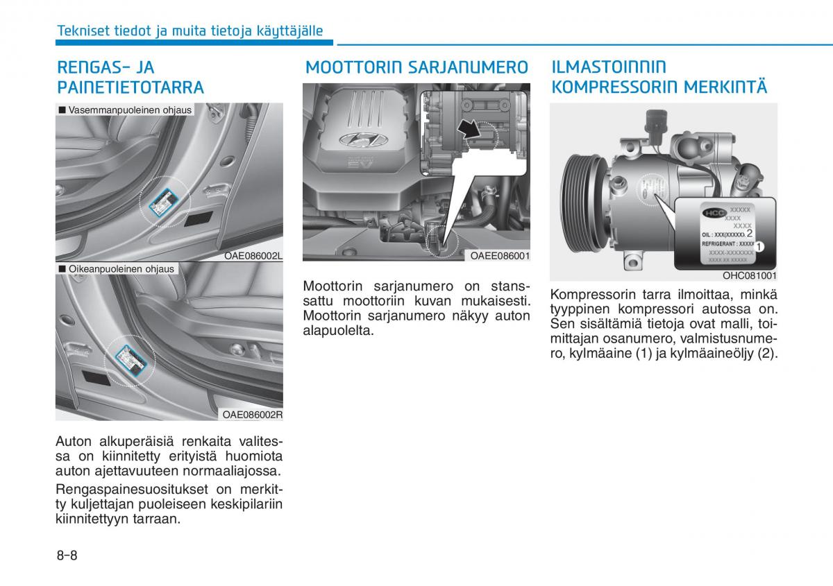 Hyundai Ioniq Electric omistajan kasikirja / page 551