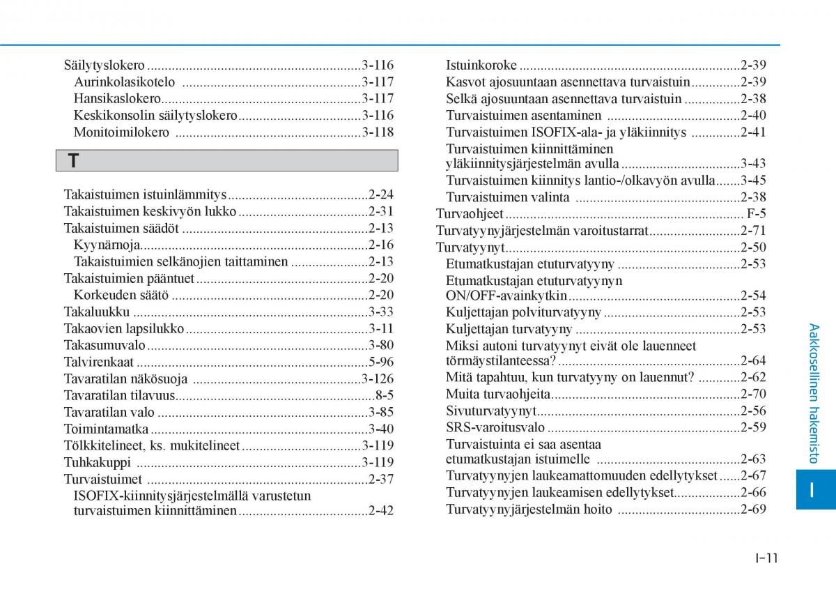 Hyundai Ioniq Electric omistajan kasikirja / page 563