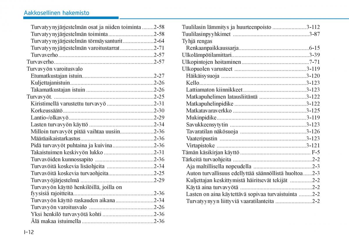 Hyundai Ioniq Electric omistajan kasikirja / page 564