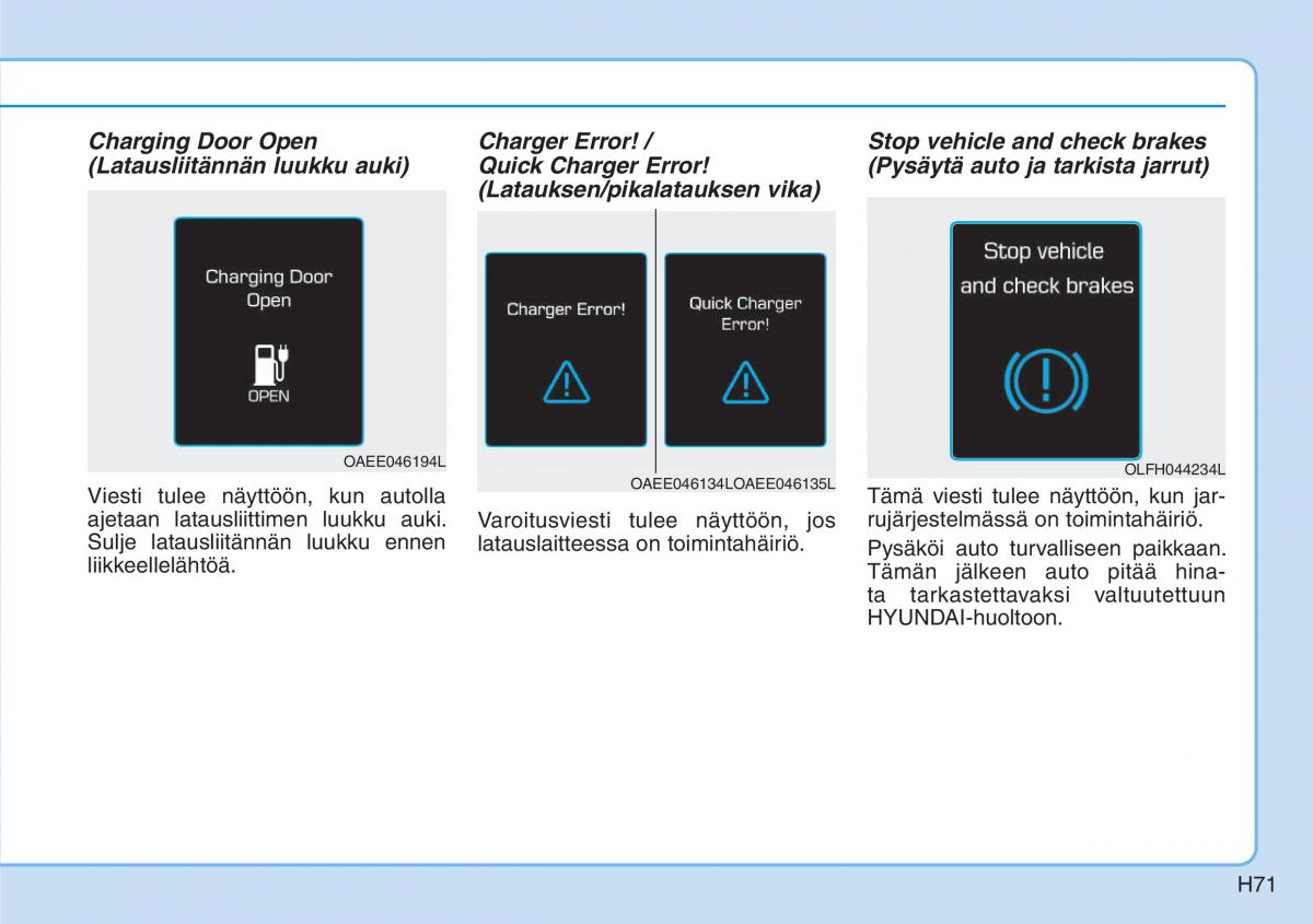 Hyundai Ioniq Electric omistajan kasikirja / page 78