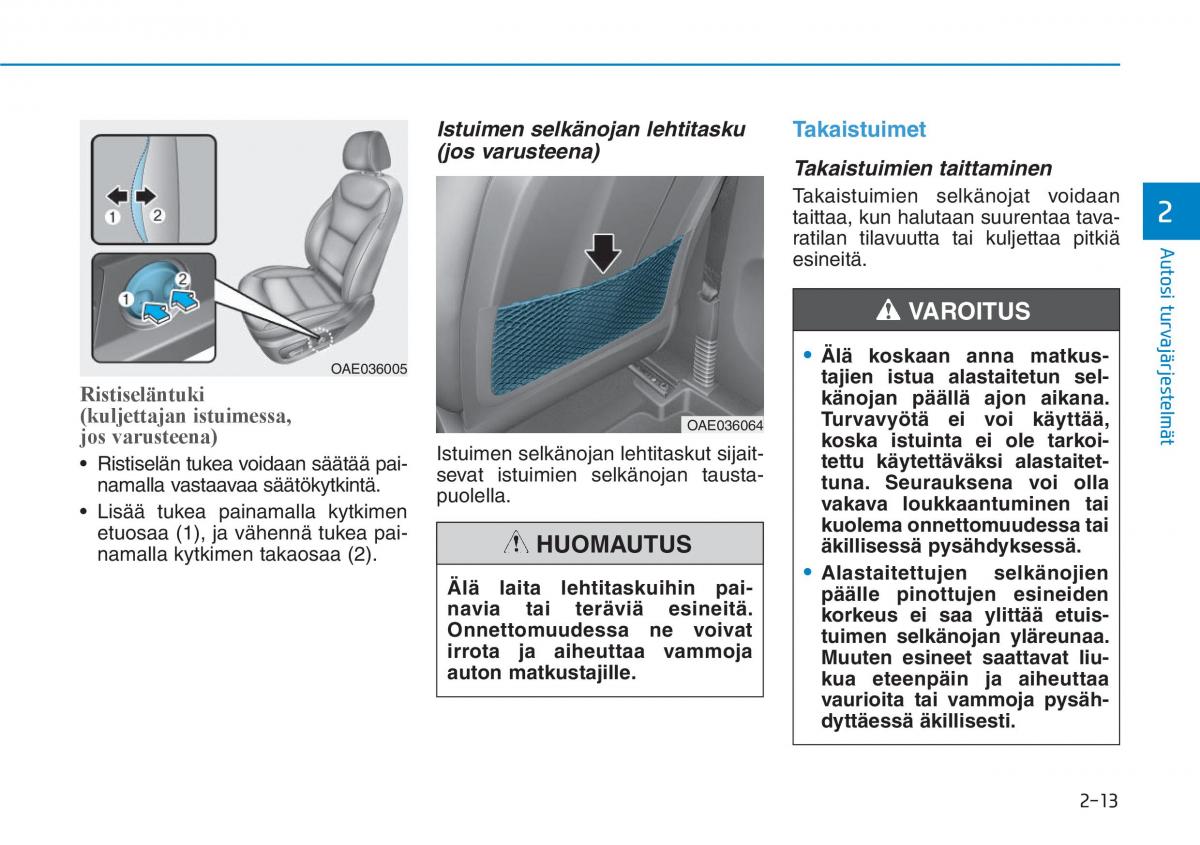 Hyundai Ioniq Electric omistajan kasikirja / page 111