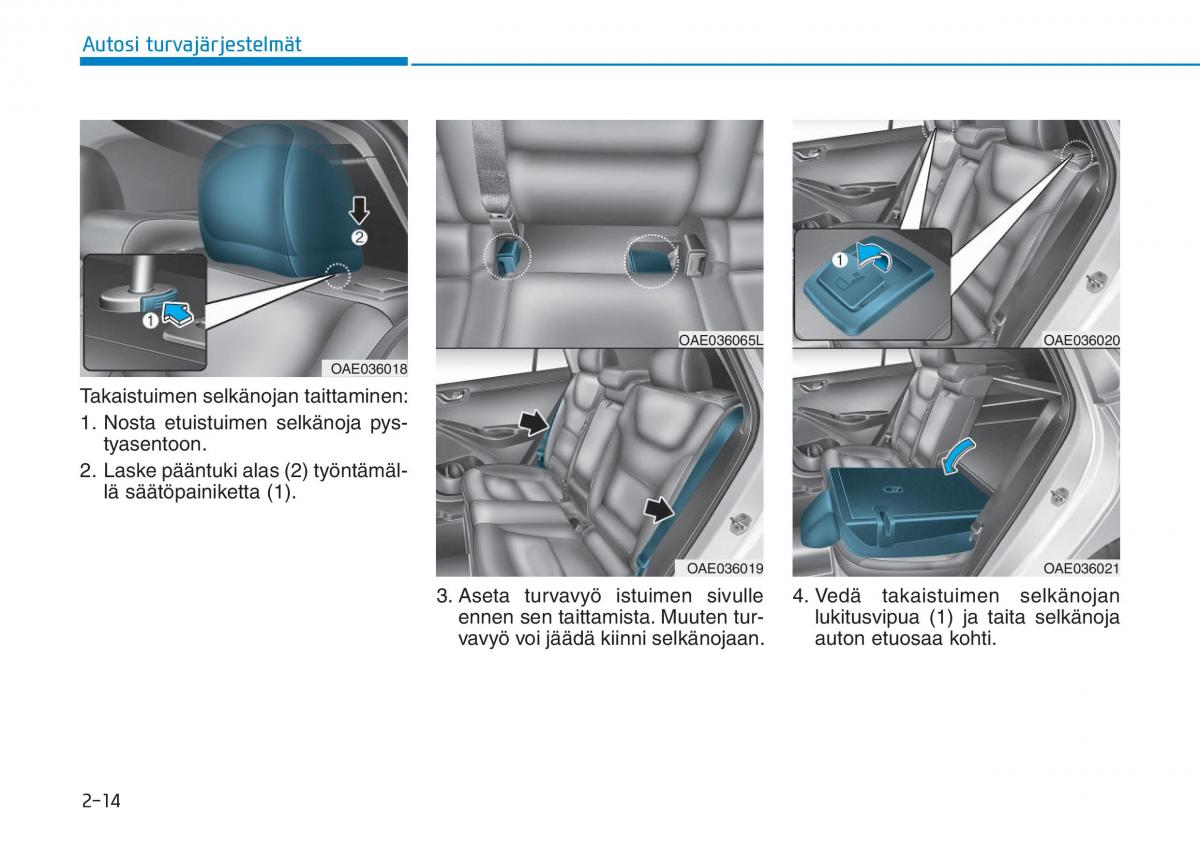 Hyundai Ioniq Electric omistajan kasikirja / page 112