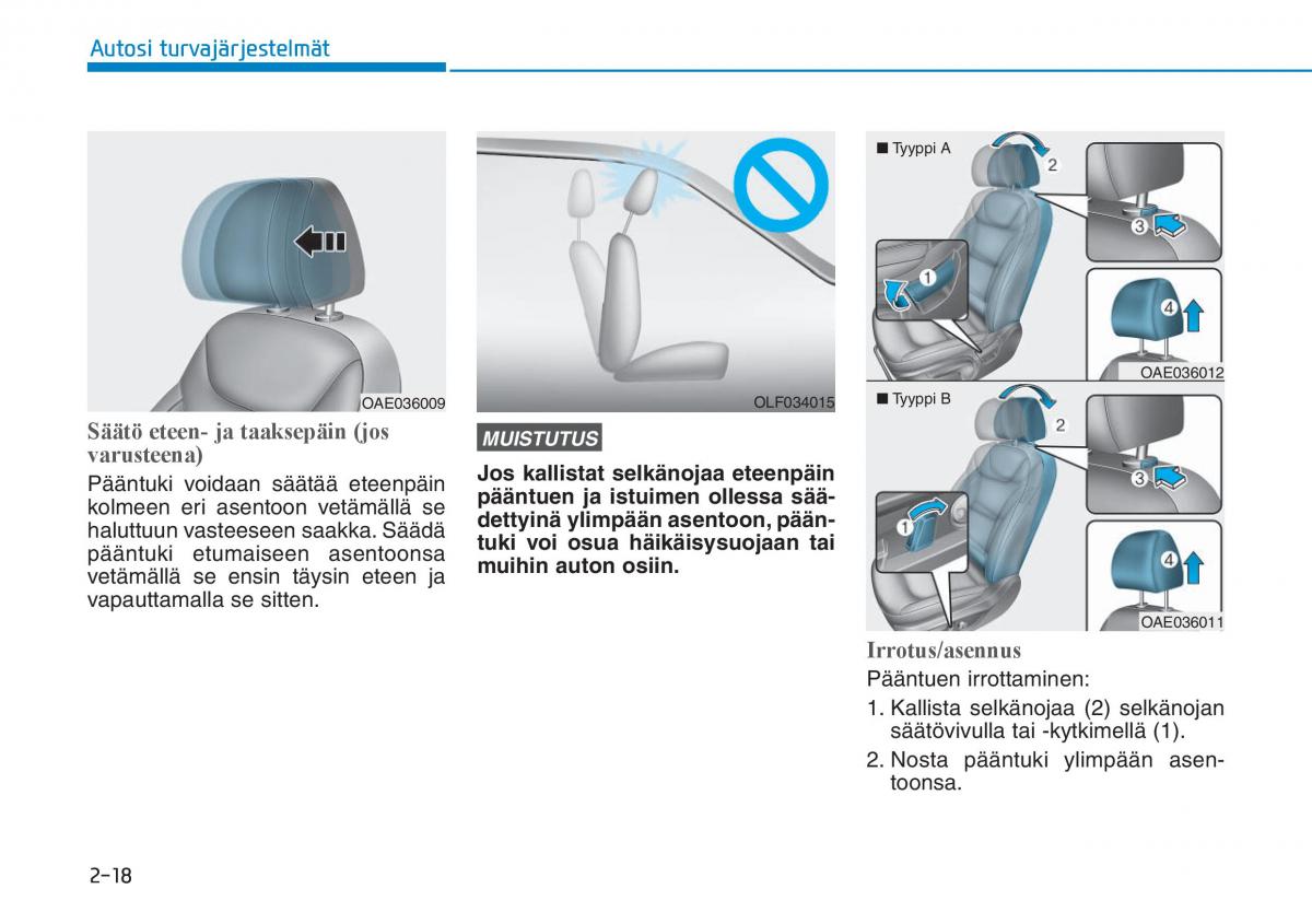 Hyundai Ioniq Electric omistajan kasikirja / page 116