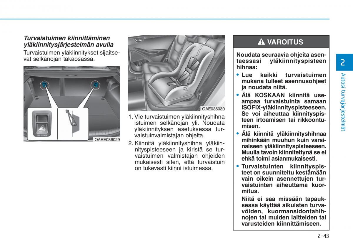 Hyundai Ioniq Electric omistajan kasikirja / page 141