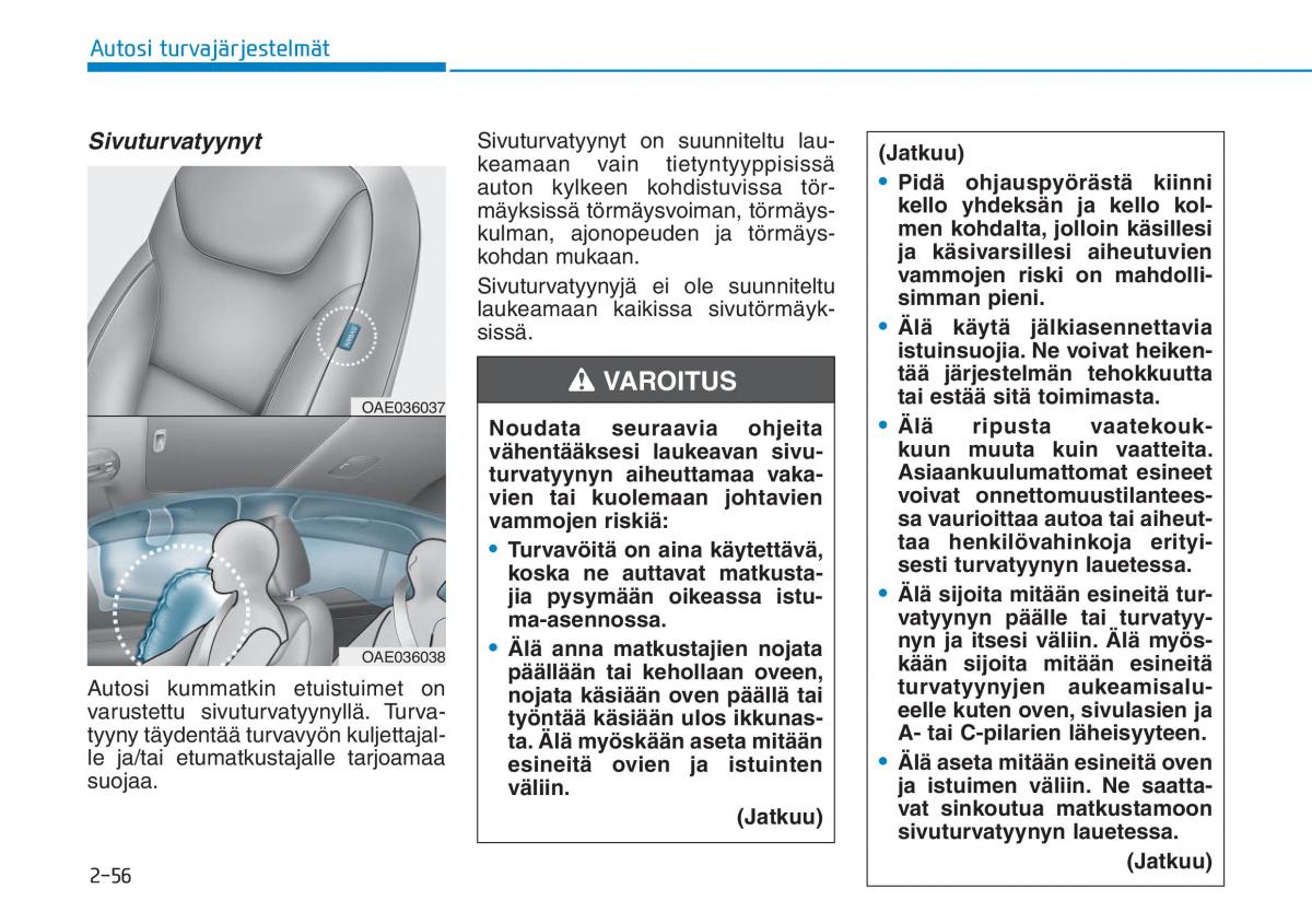 Hyundai Ioniq Electric omistajan kasikirja / page 154