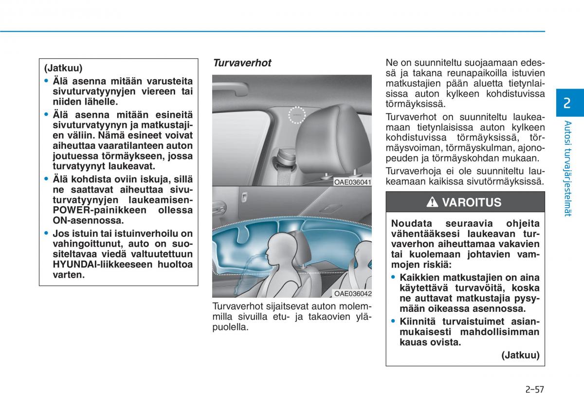 Hyundai Ioniq Electric omistajan kasikirja / page 155