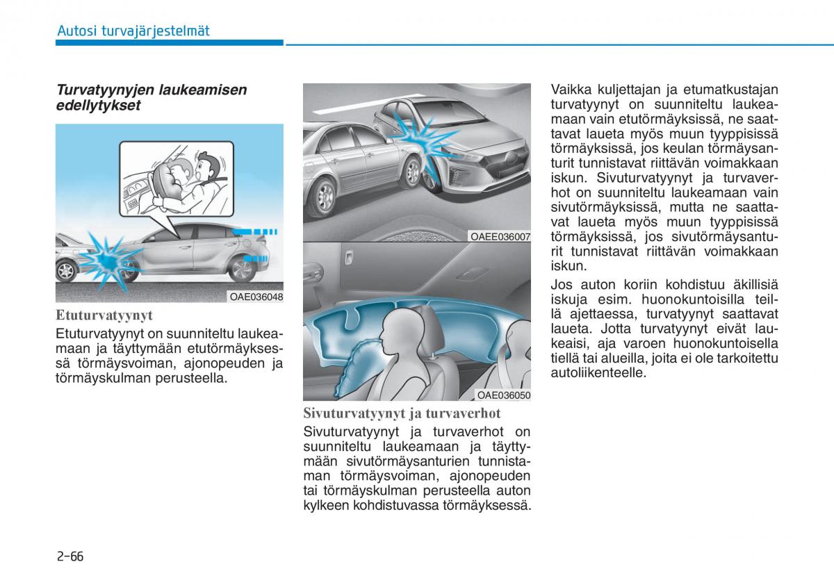 Hyundai Ioniq Electric omistajan kasikirja / page 164