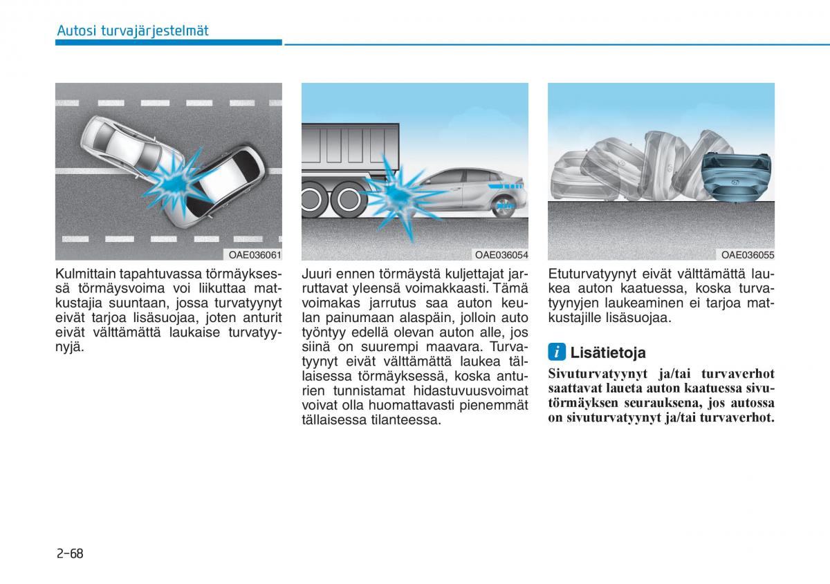 Hyundai Ioniq Electric omistajan kasikirja / page 166