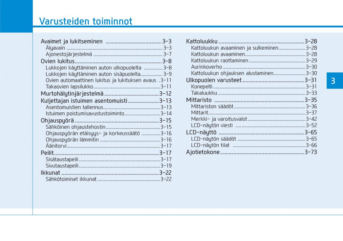 Hyundai Ioniq Electric omistajan kasikirja / page 170