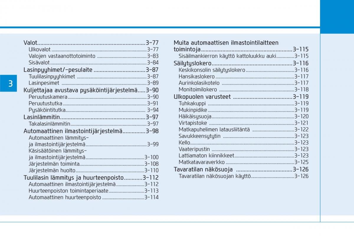 Hyundai Ioniq Electric omistajan kasikirja / page 171