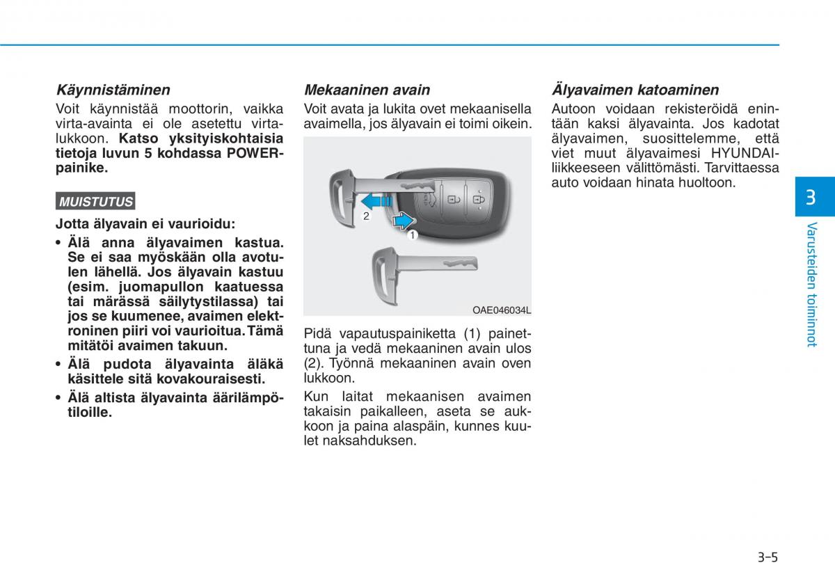 Hyundai Ioniq Electric omistajan kasikirja / page 174