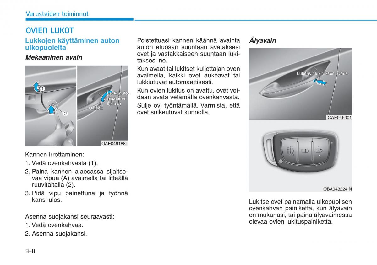 Hyundai Ioniq Electric omistajan kasikirja / page 177