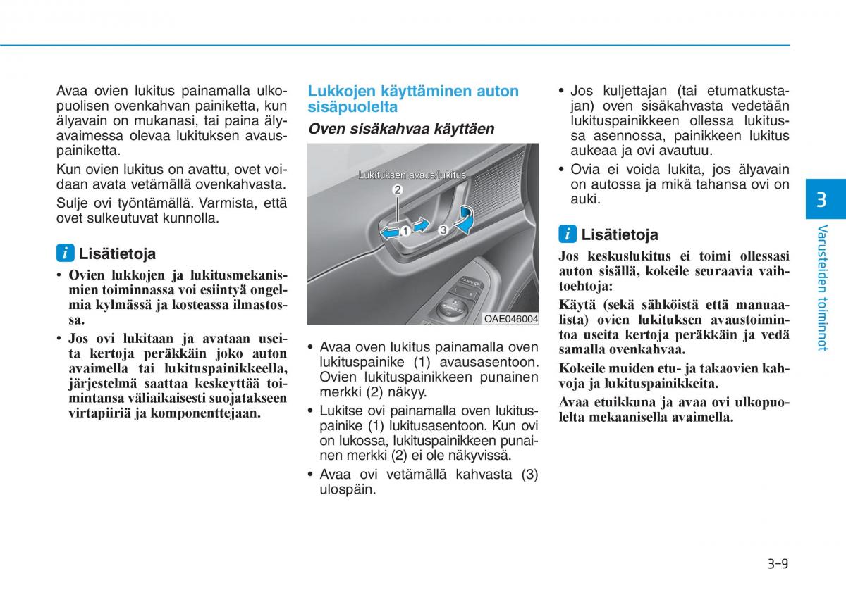 Hyundai Ioniq Electric omistajan kasikirja / page 178