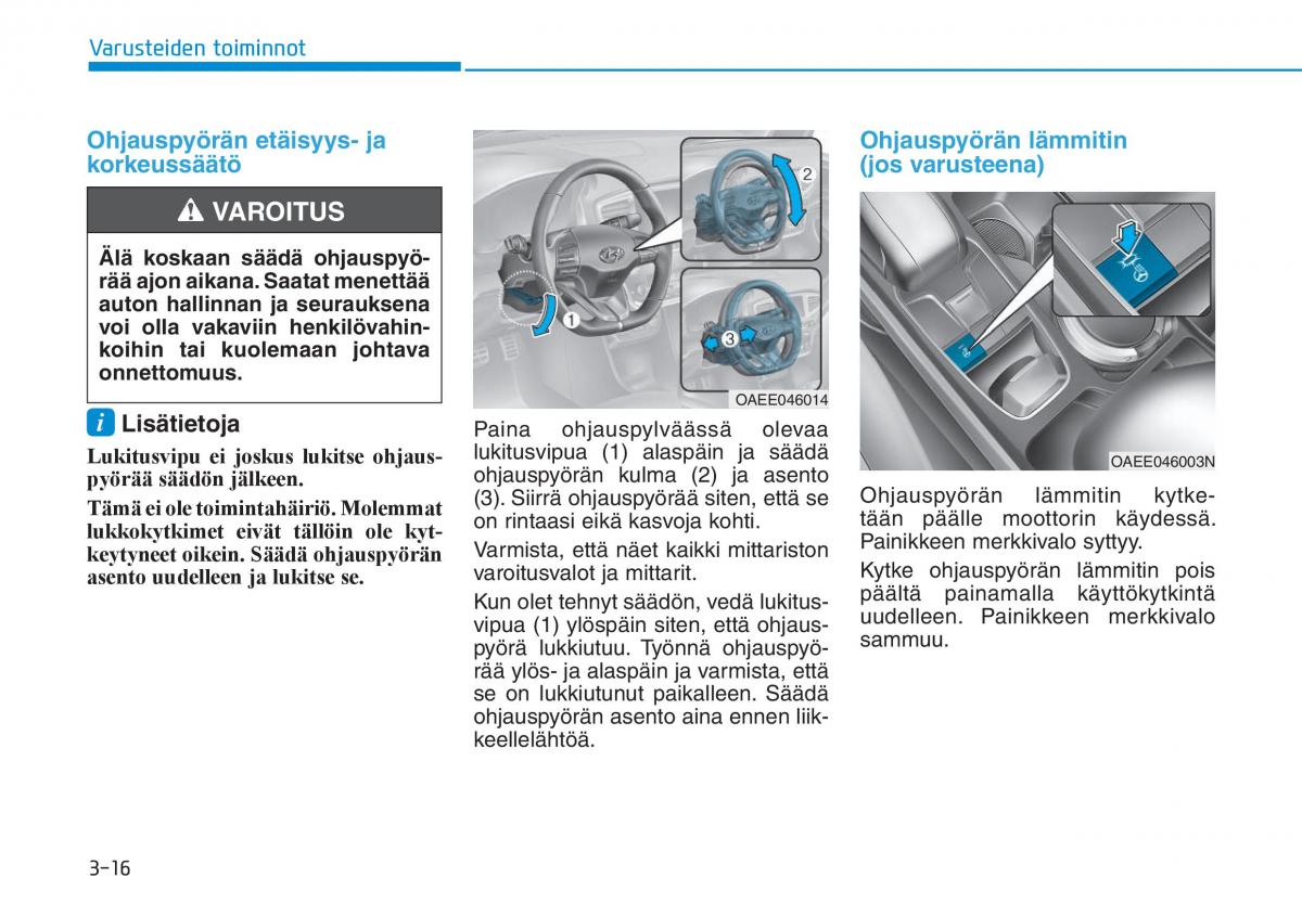 Hyundai Ioniq Electric omistajan kasikirja / page 185