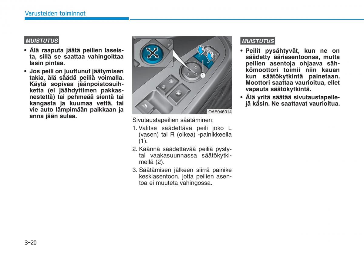 Hyundai Ioniq Electric omistajan kasikirja / page 189