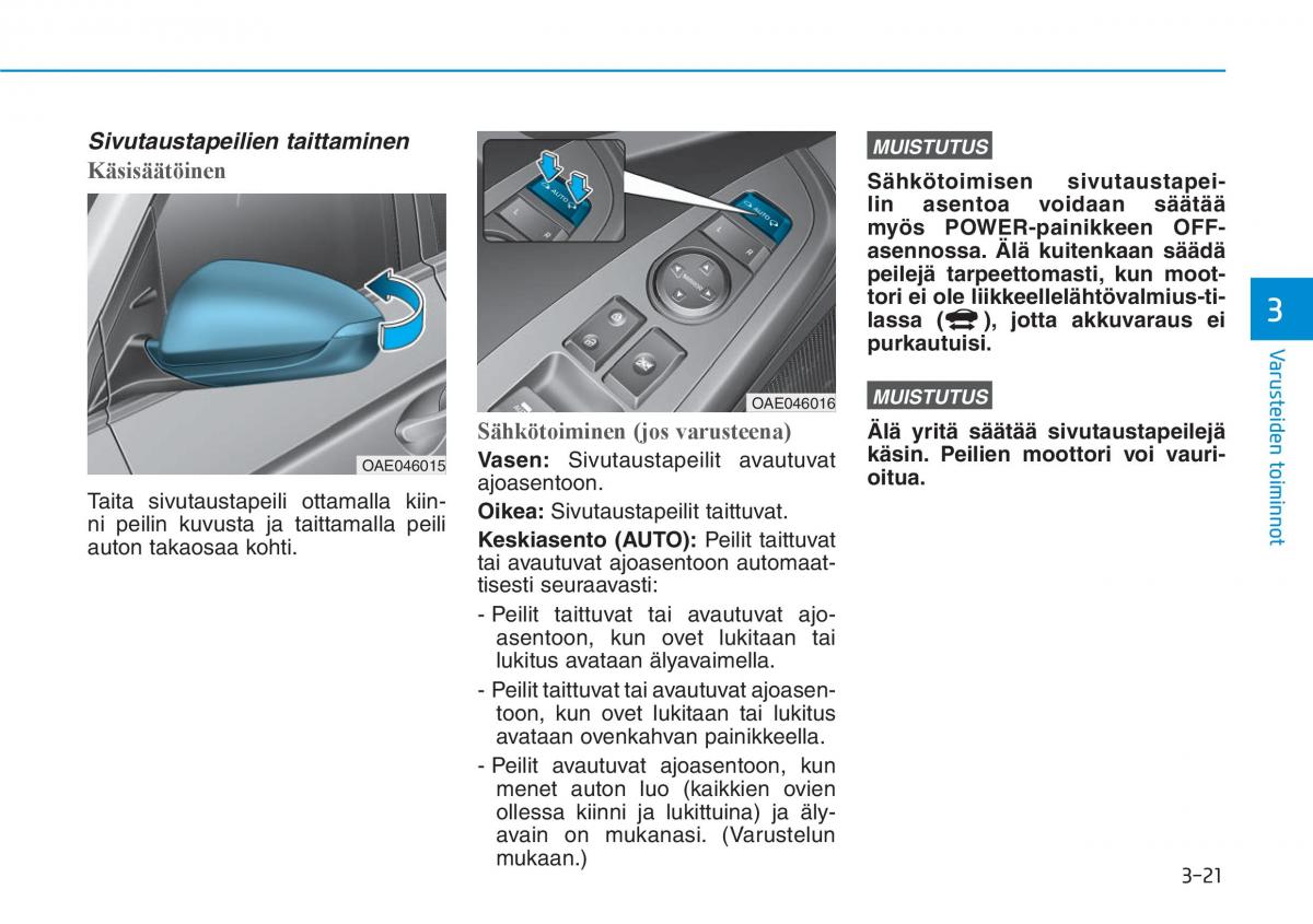 Hyundai Ioniq Electric omistajan kasikirja / page 190